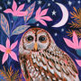 Tawny Owl Art Print, thumbnail 7 of 8