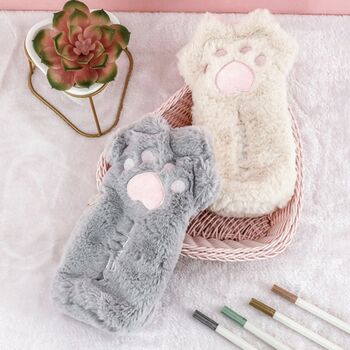 Cat Paw Fluffy Pencil Case, 4 of 4