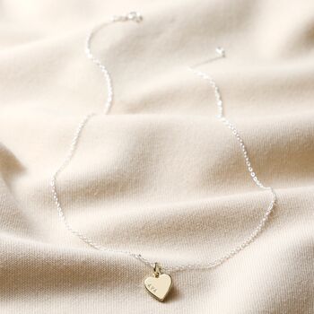 Personalised Vermeil Heart Necklace, 7 of 11