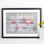 'Life Takes You' Personalised Map Print, thumbnail 2 of 5