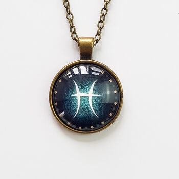 Zodiac Star Sign Necklace Jewellery Tarot Gift, 4 of 8