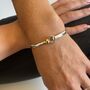 Personalised Bangle Bracelet Gift With Gold Vermeil, thumbnail 9 of 9