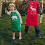 Personalised Snow Animals Kids Apron, thumbnail 3 of 8