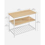 Industrial Kitchen Bakers Rack With Large Worktop, thumbnail 2 of 8