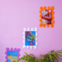 Candy Blue Wall Print Blobby Frame Free Print Included, thumbnail 8 of 8