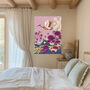 Flying Crane Japanese Art Print, thumbnail 2 of 5