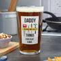 Beer Gifts For Him Personalised Pint Glass, thumbnail 5 of 5