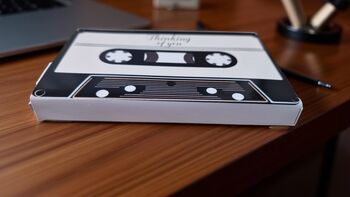 Personalised Cassette Voice Message Card – Neon Happy Birthday, 10 of 12