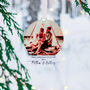 Couples 1st Christmas Together Tree Ornament, thumbnail 6 of 8