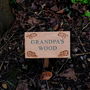 Personalised Engraved Oak Plaque With Stake, thumbnail 2 of 4