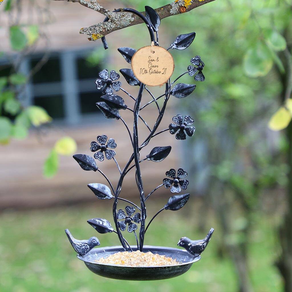Personalised Hanging Garden Bird Feeder, 1 of 10
