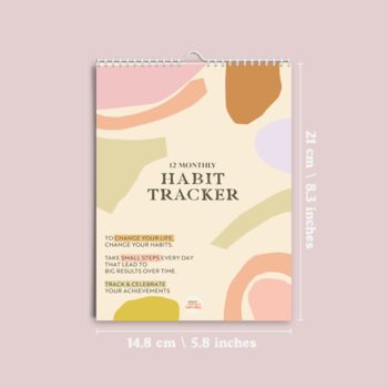 Daily Habit Tracker | 12 Months | Pastel Organic, 11 of 11