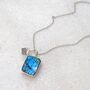 The Duo Labradorite Necklace, Silver, thumbnail 1 of 12
