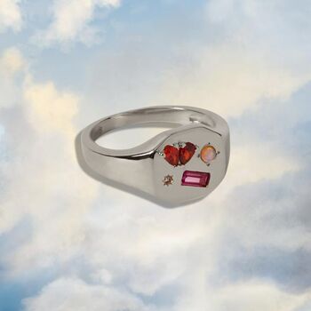 Heartbreaker Gemstone Signet Ring, 3 of 6