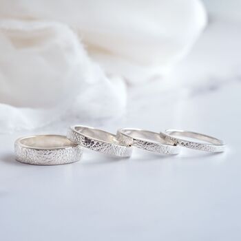 Pet Nose Print Impression Ring In Sterling Silver, 2 of 2