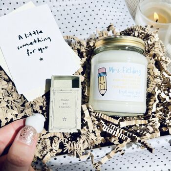 Nursery Leaving Personalised Candle Gift Set, 5 of 10