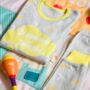 Dreaming Of Jannah Kids Pyjamas Grey And Yellow, thumbnail 2 of 6