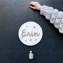 Personalised Wooden Name Sign With Tassel, thumbnail 2 of 6