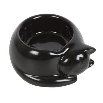 Black Cat Ceramic Tealight Candle Holder, 3 of 3