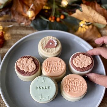 Personalised Thanksgiving Chocolate Coated Oreo Gift, 3 of 12