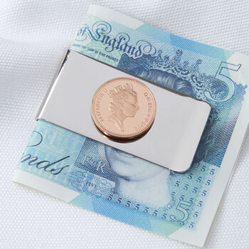 30th Birthday Penny Coin Money Clip, 2 of 9