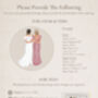 Personalised Bride And Bridesmaid Acrylic Block – Wedding Day Gift, thumbnail 2 of 10