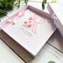 Handmade Pink Monogramed Birthday Card, thumbnail 9 of 10