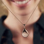 Personalised Small Droplet Locket Necklace, thumbnail 4 of 12