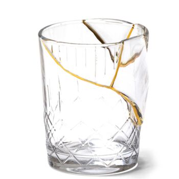 Kintsugi Glass And Fine Gold Tumbler, 3 of 4