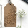 Peony Floral Rubber Stamp, thumbnail 1 of 10