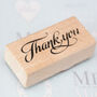 Thank You Rubber Stamp For Card Making And Tags, thumbnail 3 of 4