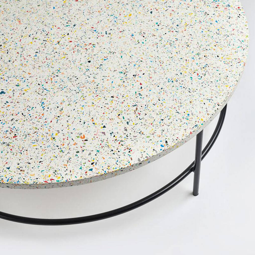 Large Multicoloured Terrazzo Coffee Table By Lime Lace ...
