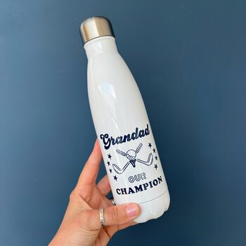 Personalised Golf Champion Thermal Water Bottle, 2 of 5