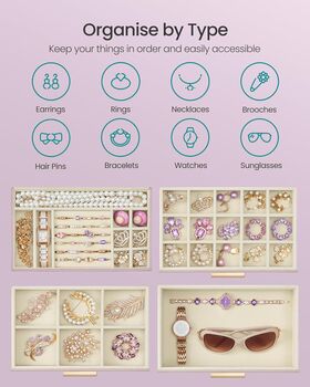 Four Tier Jewellery Organiser Jewellery Box Storage, 3 of 7