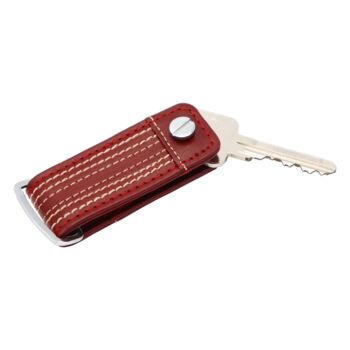 Cricket Leather Key Holder, 5 of 8