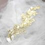 Orla Vintage Gold Embroidered Wedding Gater, thumbnail 5 of 8