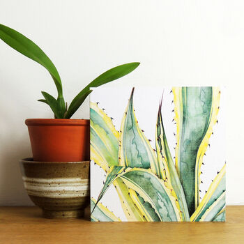Agave Greetings Card, 2 of 5