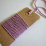 Hand Knit Hot Water Bottle In Rose Pink, thumbnail 4 of 4