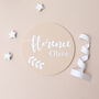 Personalised Baby Name Announcement Disc, thumbnail 5 of 10