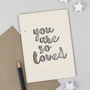 'You Are So Loved' Wooden Card, thumbnail 2 of 3