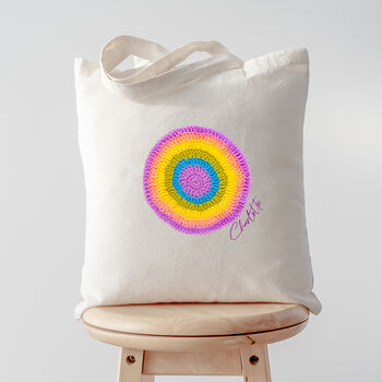Personalised Crochet Circle Bag, 2 of 2