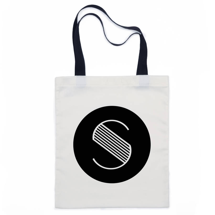 Personalised Letter Shopping Bag By Jolie Design | notonthehighstreet.com