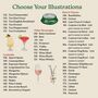 Personalised Favourite Couple Things Wedding Gift Print, thumbnail 6 of 8