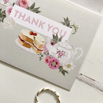 Thank You Card Afternoon Tea, 4 of 4