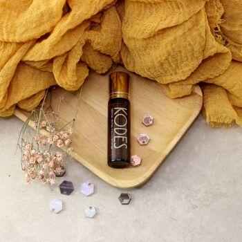 Rose Quartz And Lava Beads Aromatherapy Diffuser Bracelet And Essential Oil Roller Gift Set, 9 of 9