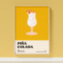 Pina Colada Cocktail Print, thumbnail 1 of 7