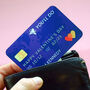 Personalised Bank Card Wallet Insert, thumbnail 4 of 7
