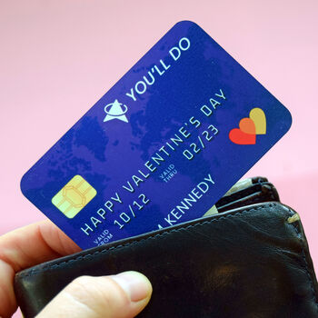 Personalised Bank Card Wallet Insert, 4 of 7