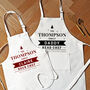 Personalised Family Christmas Aprons Festive Baking And Cooking Gift, thumbnail 1 of 5