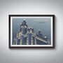 Liver Building Liverpool Travel Poster Art Print, thumbnail 1 of 8